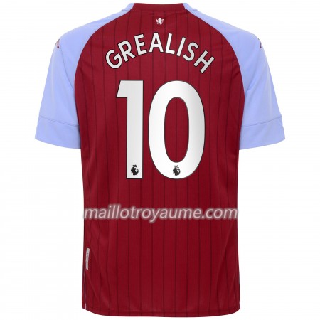 Maillot Foot Homme Aston Villa Jack Grealish 10 Domicile 2020-2021 Maillot Foot Homme Aston Villa Jack Grealish 10 Domicile 2020-2021